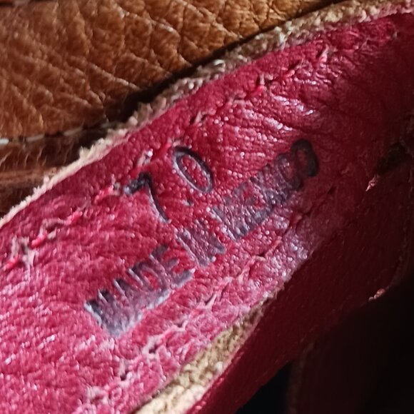 Bed|Stu Gladiator Brown Leather Sandal's Size 7 - Picture 5 of 11